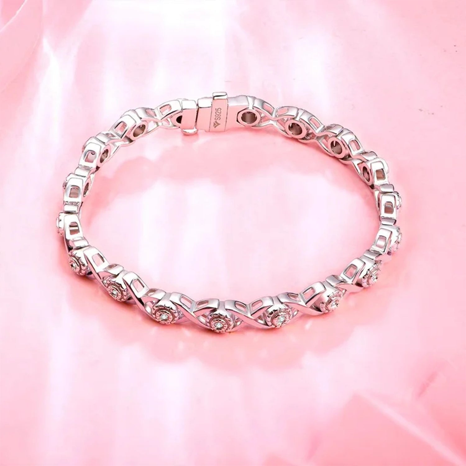 Radiant Moissanite Tennis Bracelet